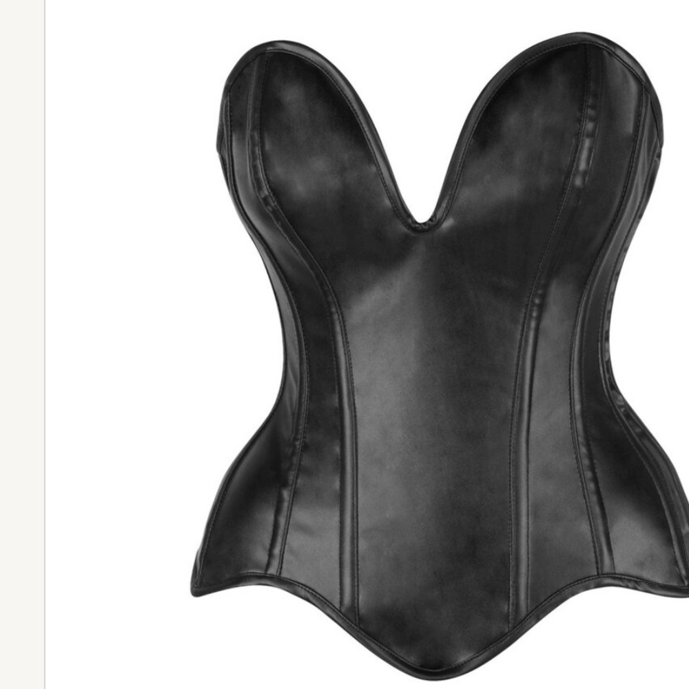 Top Drawer leather Corset